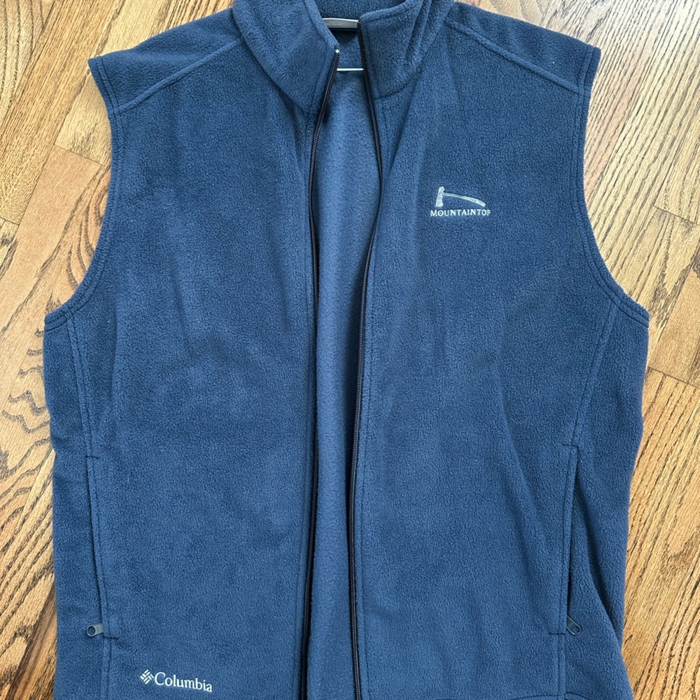 Columbia Navy Fleece Vest